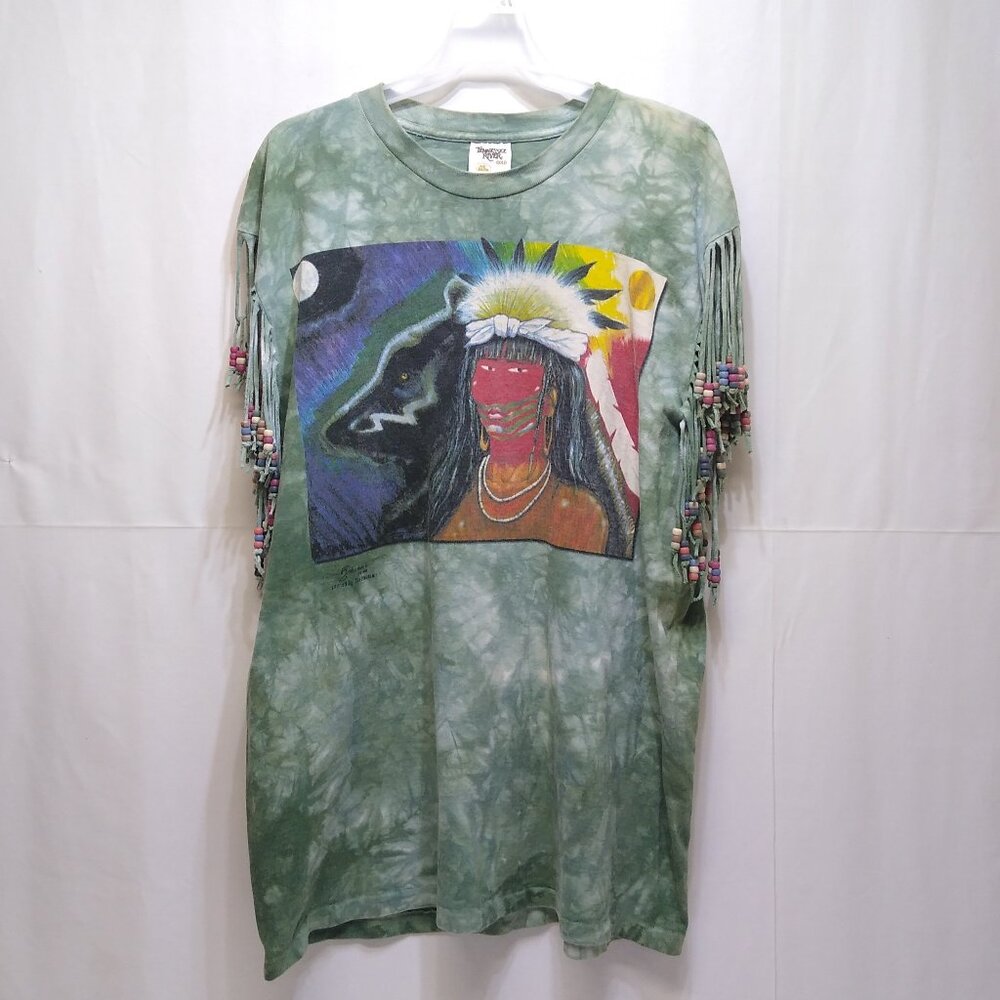 Tennessee River Gold XL T-shirt Fishinghawk Design 1996 Vintage
